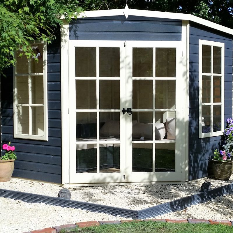 Shire Hampton Spec change to T&G Roof 7x7 Summerhouse