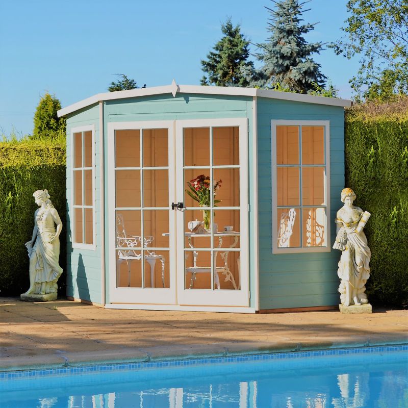 Shire Hampton Spec change to T&G Roof 7x7 Summerhouse