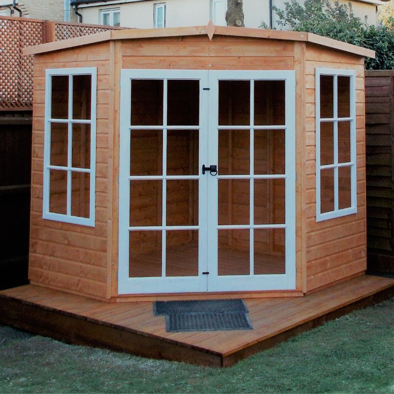 Shire Hampton Spec change to T&G Roof 7x7 Summerhouse