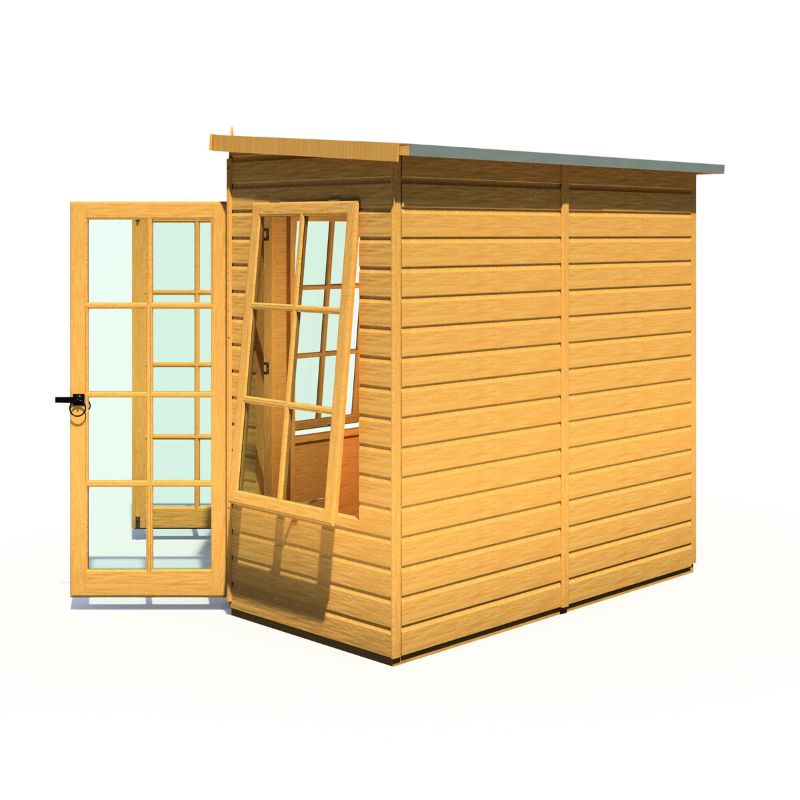 Shire Hampton Spec change to T&G Roof 7x7 Summerhouse