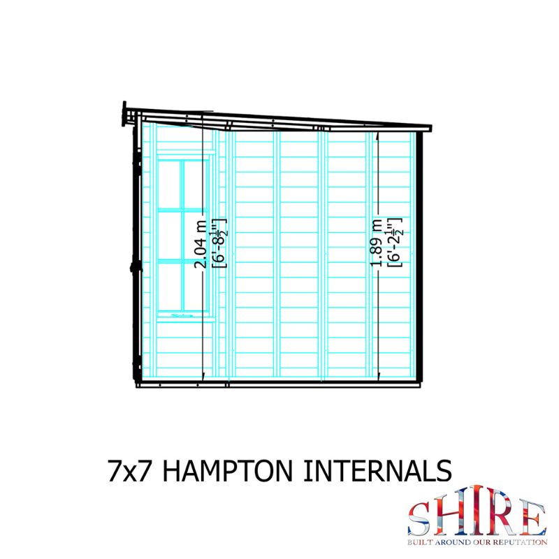 Shire Hampton 7x7 Summerhouse