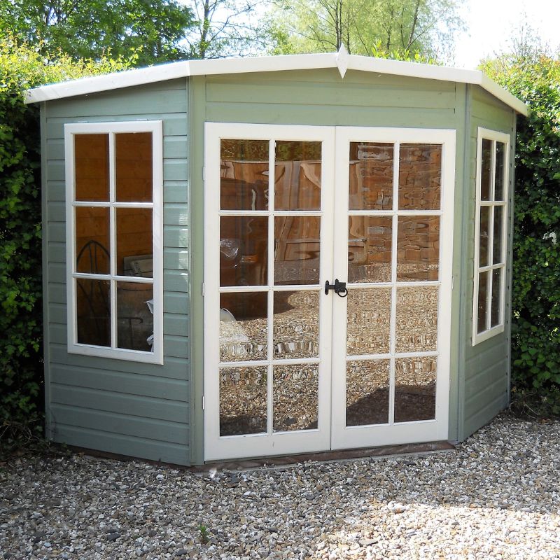 Shire Hampton Spec change to T&G Roof 7x7 Summerhouse