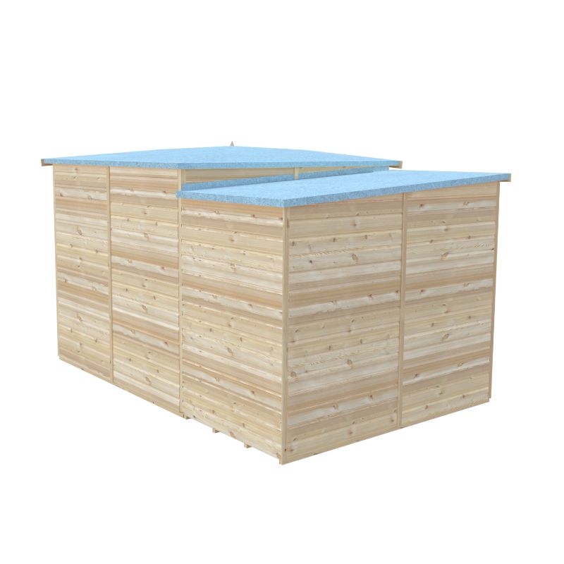 Shire Hampton with Side Shed 8x12 Summerhouse