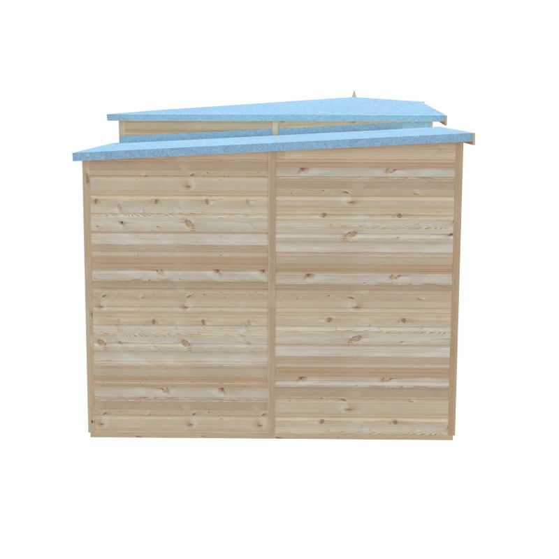Shire Hampton with Side Shed 8x12 Summerhouse