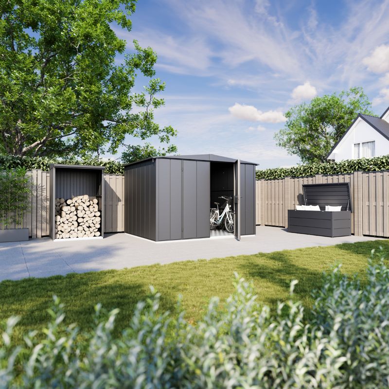 Hörmann Berry Modern Premium Metal Shed With Apex Roof
