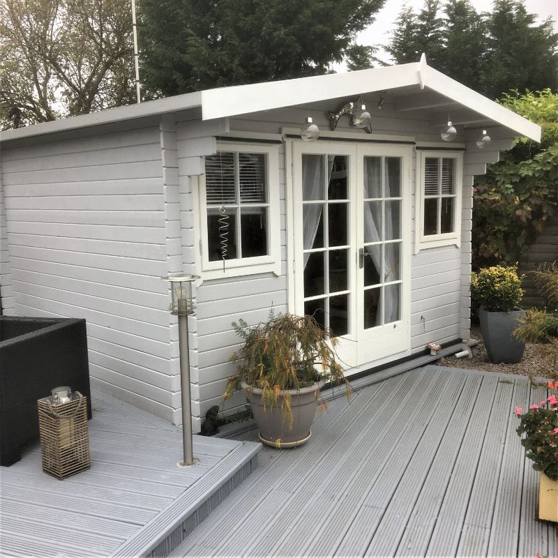 Shire Clipstone 12x10 28mm Log cabin