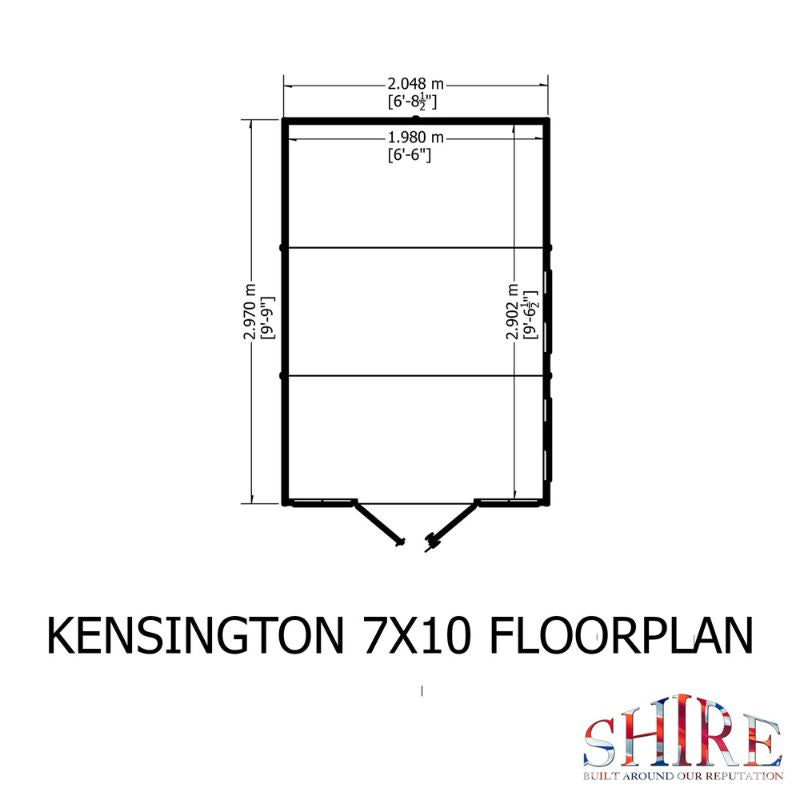 Shire Kensington 7x10 Summerhouse