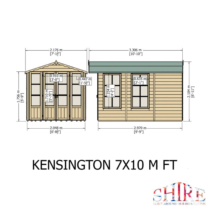 Shire Kensington 7x10 Summerhouse
