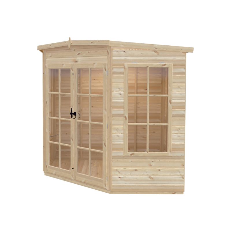 Shire Hampton with Side Shed 7x 11 Summerhouse