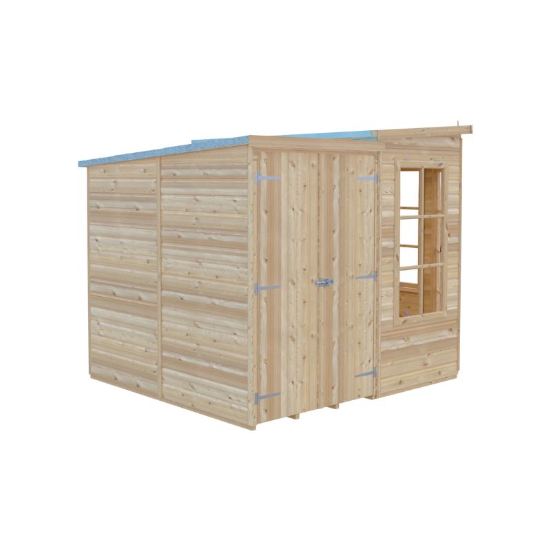 Shire Hampton with Side Shed 7x 11 Summerhouse