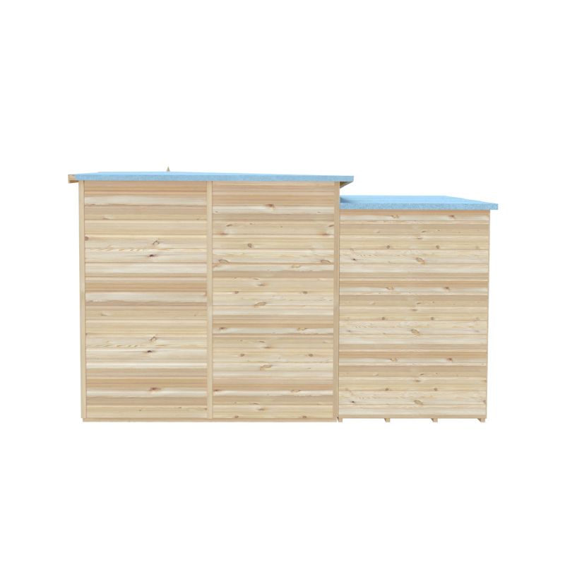 Shire Hampton with Side Shed 7x 11 Summerhouse