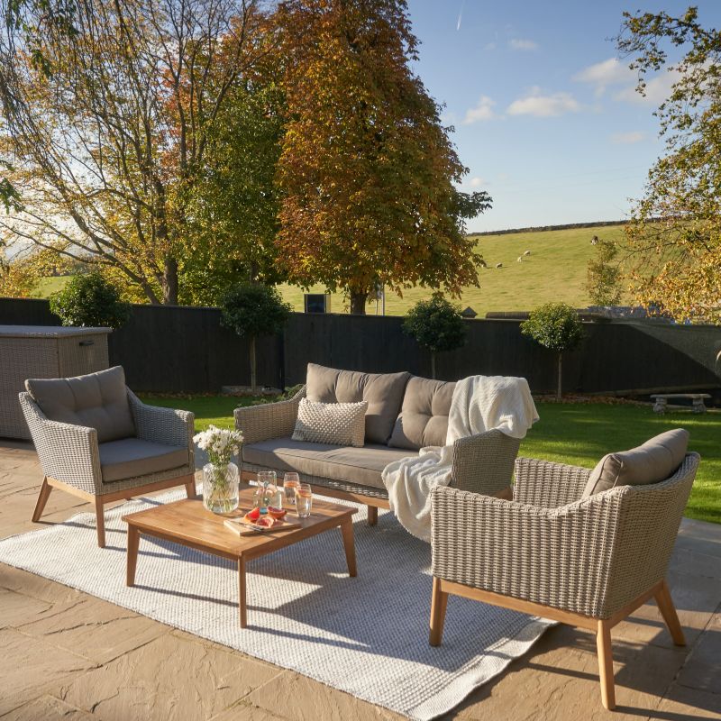 Pacific Lifestyle - Larissa Light Kubu Grey Outdoor Seating Set