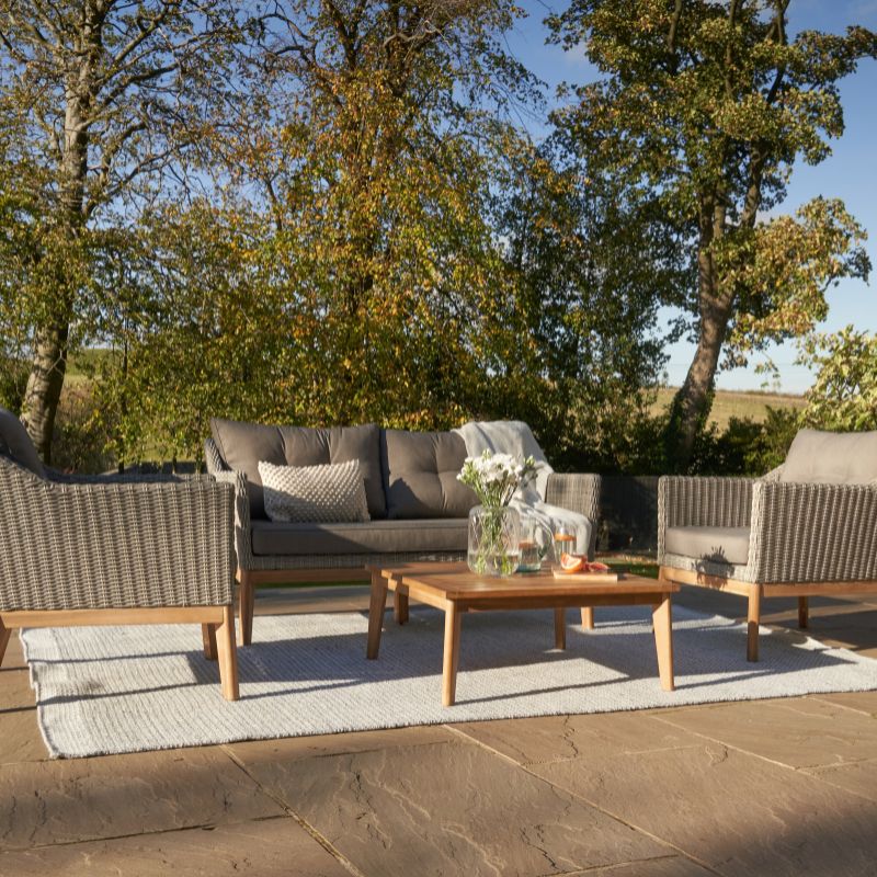 Pacific Lifestyle - Larissa Light Kubu Grey Outdoor Seating Set