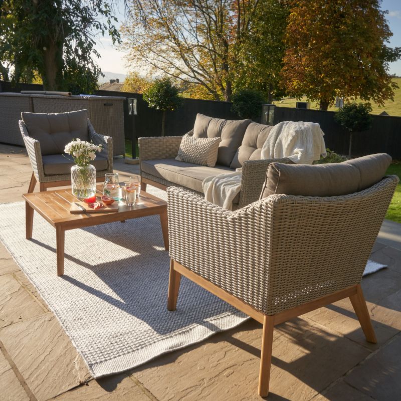 Pacific Lifestyle - Larissa Light Kubu Grey Outdoor Seating Set
