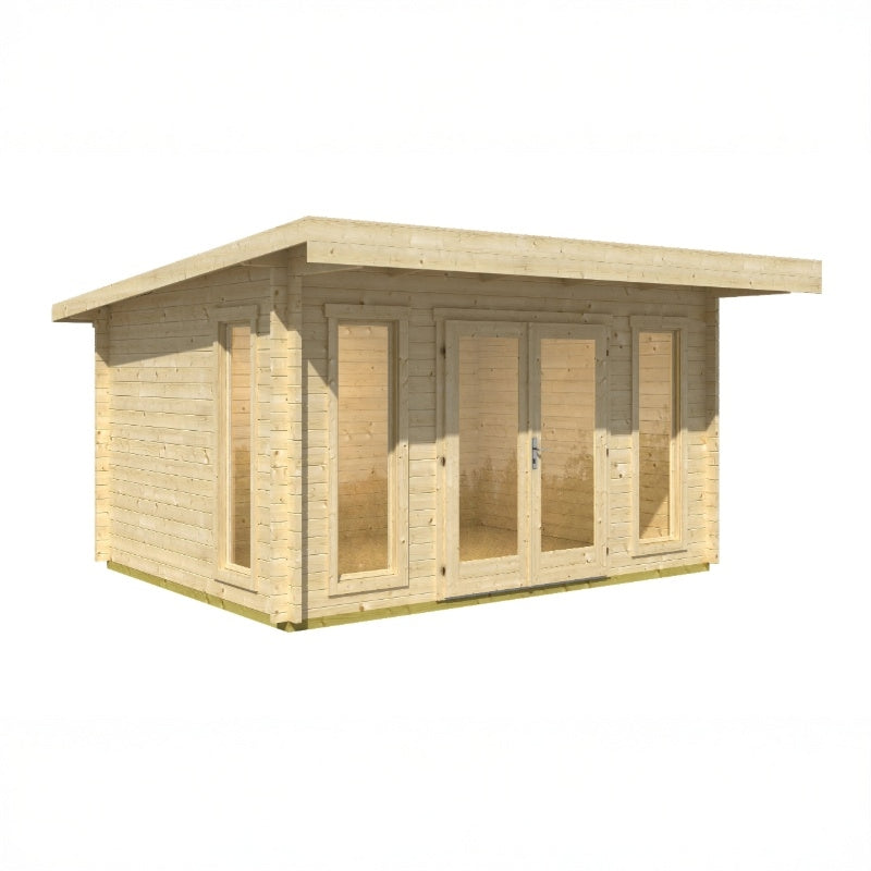 Lasita Barbados 3 Garden Log Cabin 10ft X 13ft 44mm