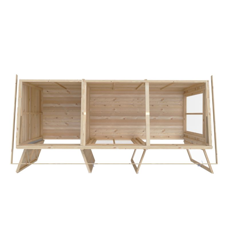 Shire Lela 12x4 including Storage Summerhouse