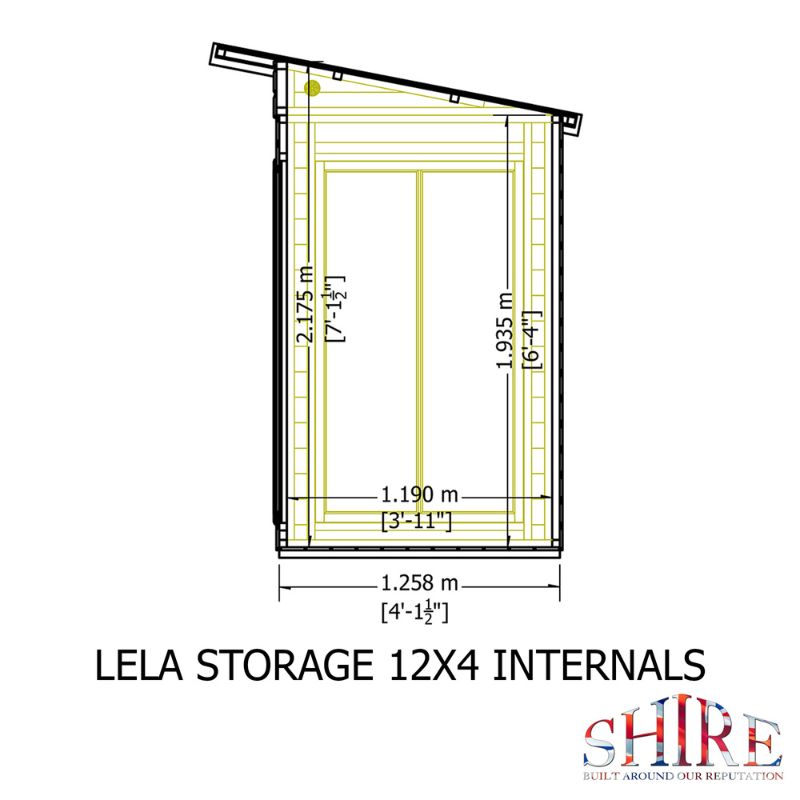 Shire Lela 12x4 Summerhouse