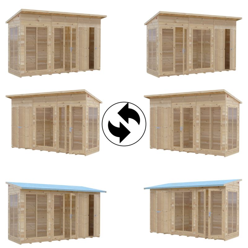 Lela 12x6 including Storage Summerhouse