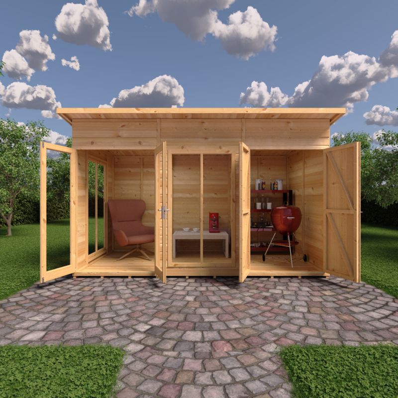 Lela 12x6 including Storage Summerhouse