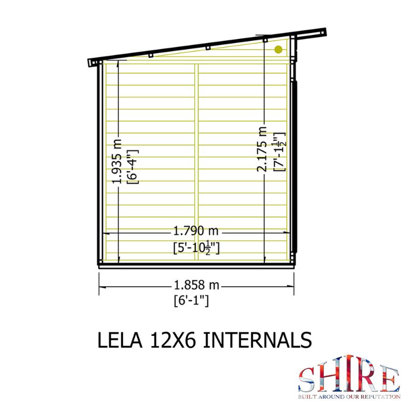 Shire Lela 12x6 Summerhouse