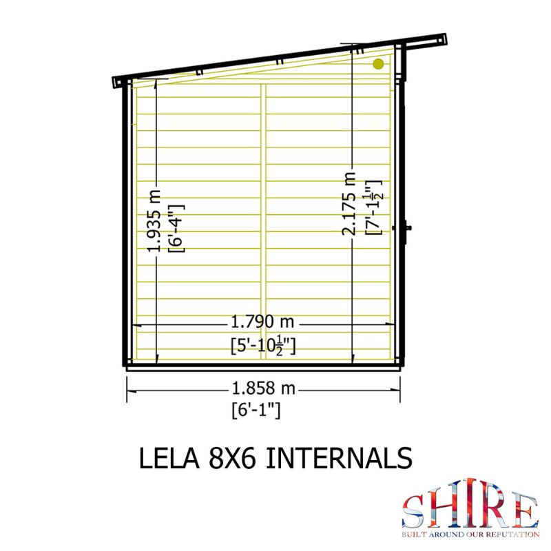 Shire Lela 8x6 Summerhouse