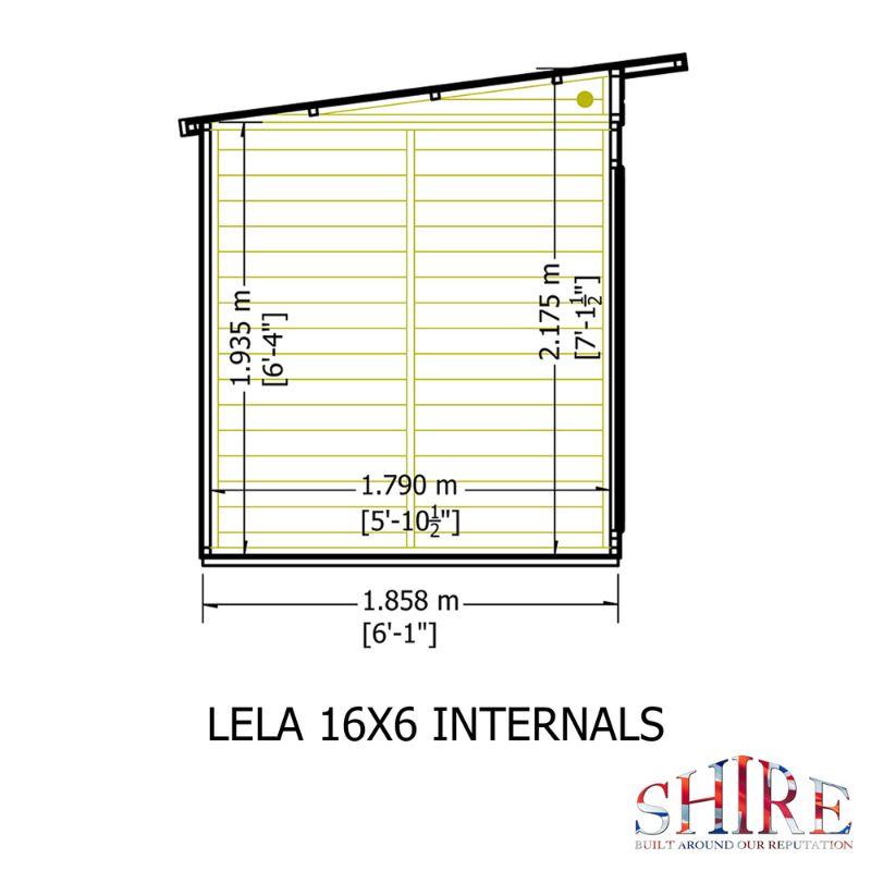 Shire Lela 16x6 Summerhouse