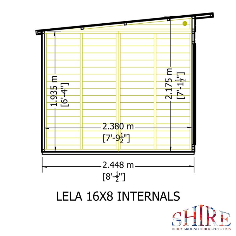Shire Lela 16x8 Summerhouse