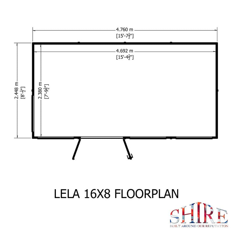 Shire Lela 16x8 Summerhouse