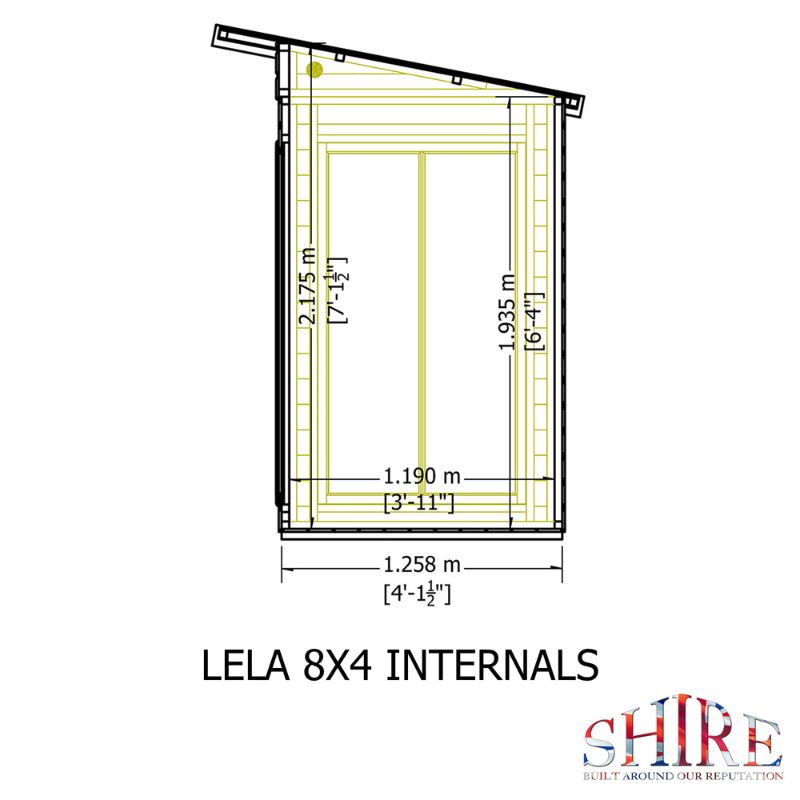Shire Lela 8x4 Summerhouse