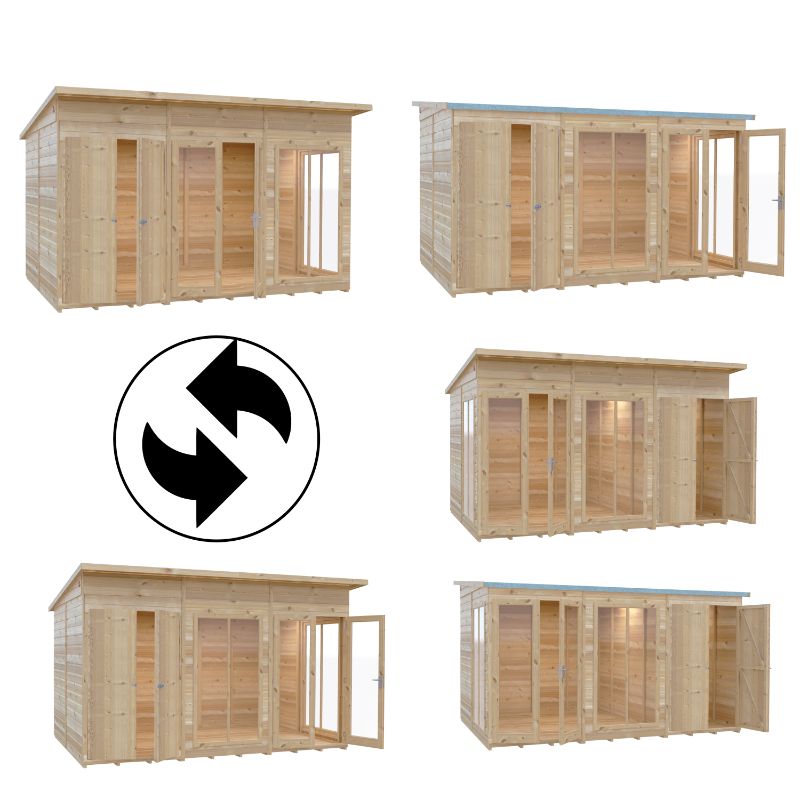 Lela 12x8 including Storage Summerhouse