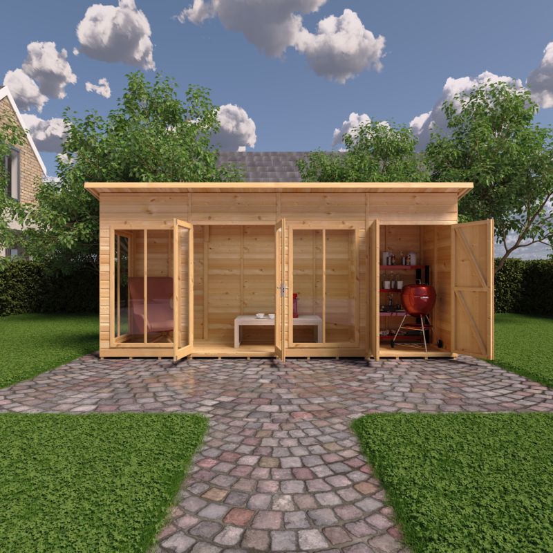Lela 16x4 including Storage Summerhouse
