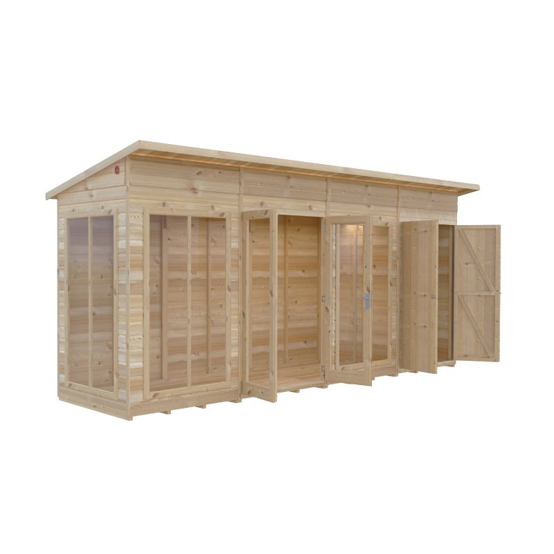 Lela 16x4 including Storage Summerhouse