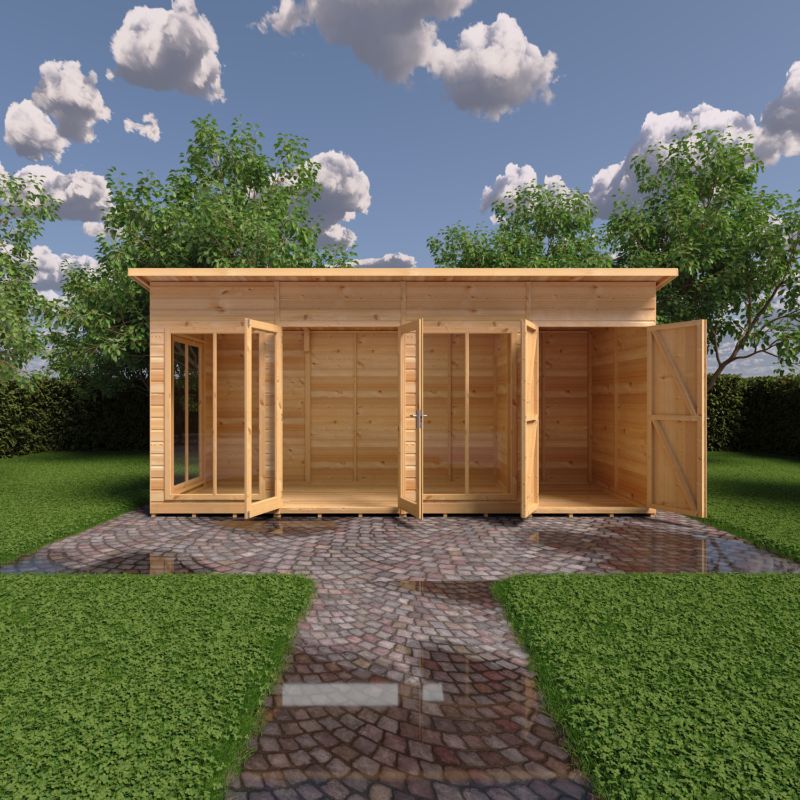 Lela 16x6 including Storage Summerhouse
