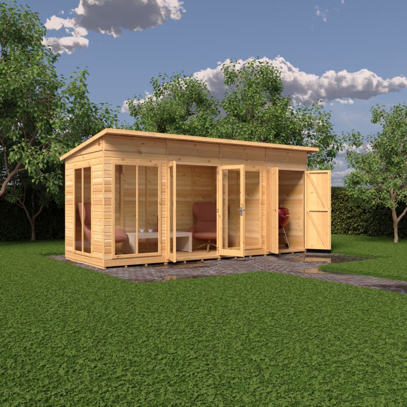 Lela 16x6 including Storage Summerhouse