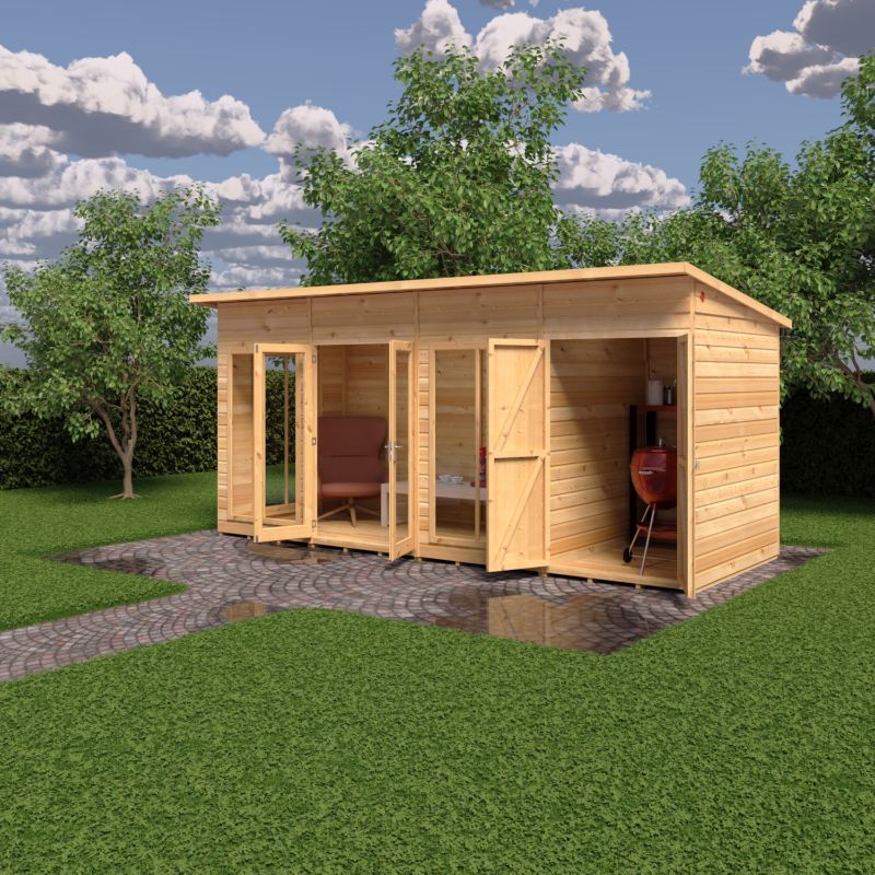 Lela 16x6 including Storage Summerhouse