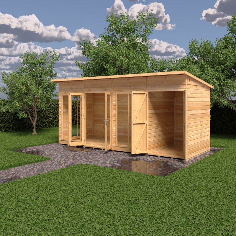 Lela 16x6 including Storage Summerhouse