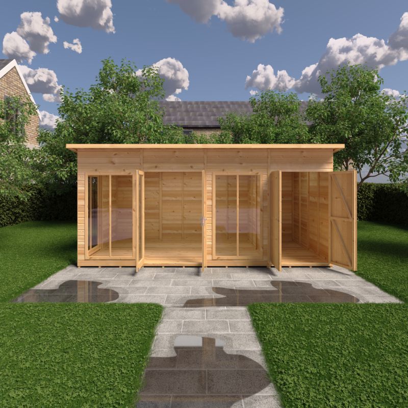 Lela 16x8 including Storage Summerhouse