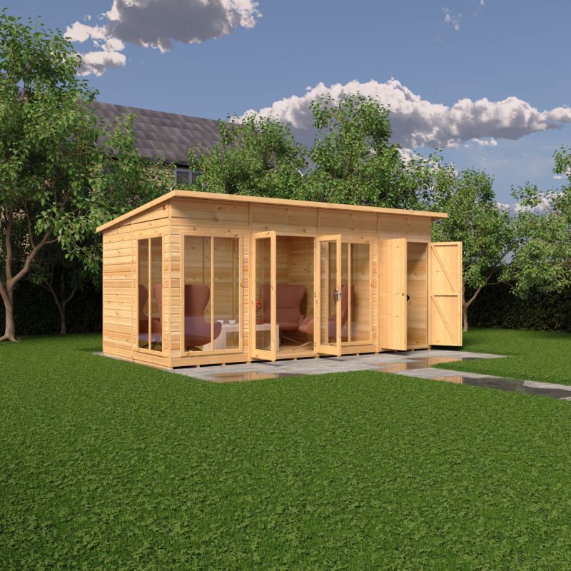 Lela 16x8 including Storage Summerhouse