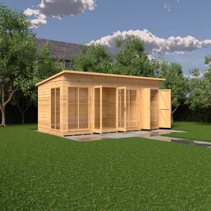 Lela 16x8 including Storage Summerhouse