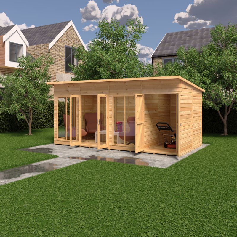 Lela 16x8 including Storage Summerhouse