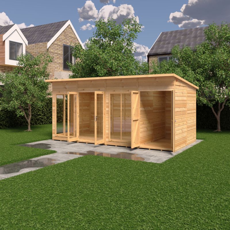 Lela 16x8 including Storage Summerhouse