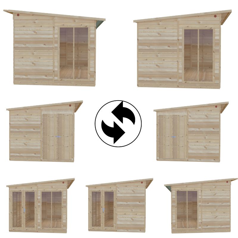 Lela 16x8 including Storage Summerhouse