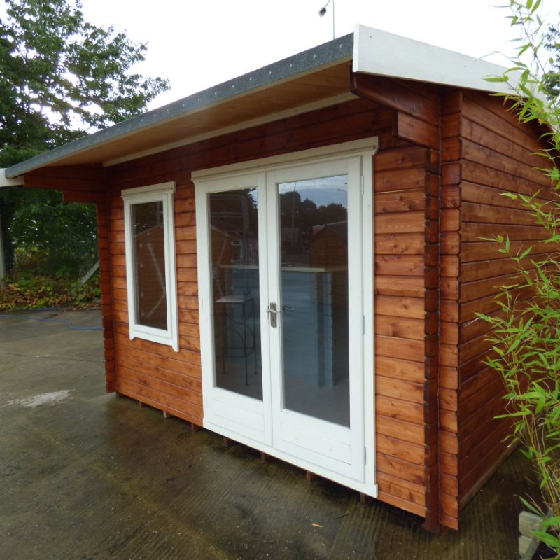 Shire Marlborough 12x12 28mm Log cabin