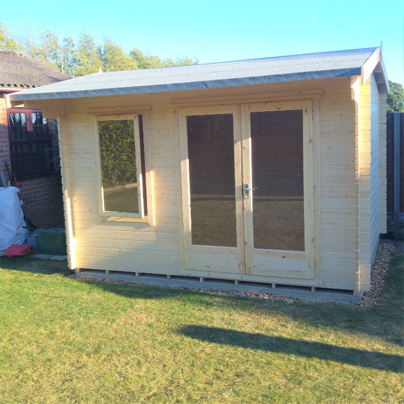 Shire Marlborough 10x10 28mm Log cabin