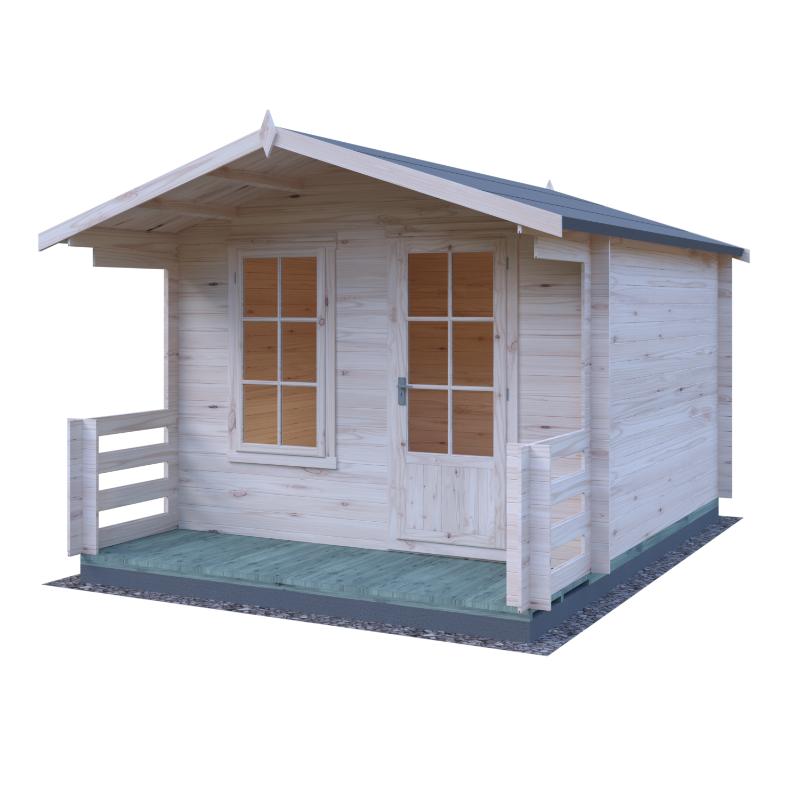 Shire Maulen with Verandah 10x10 19mm Log cabin