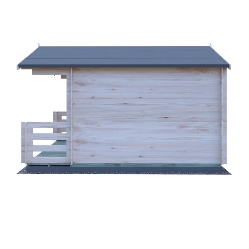 Shire Maulen with Verandah 10x10 19mm Log cabin