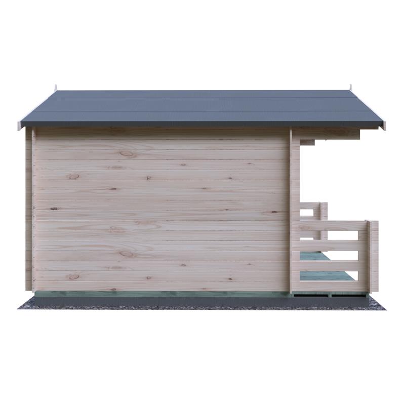 Shire Maulen with Verandah 10x10 19mm Log cabin