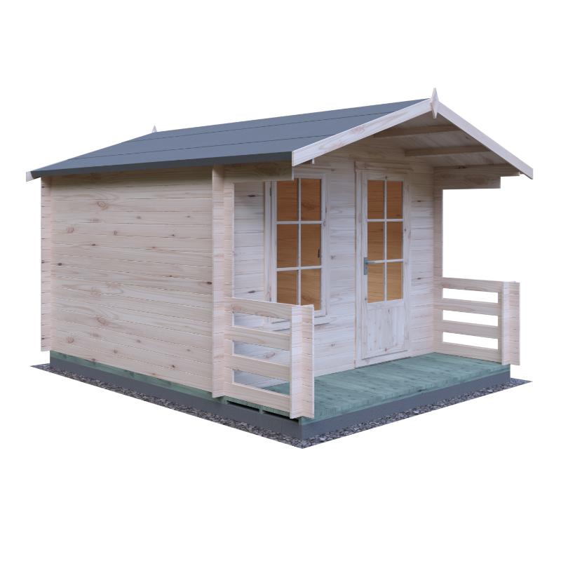 Shire Maulen with Verandah 10x10 19mm Log cabin