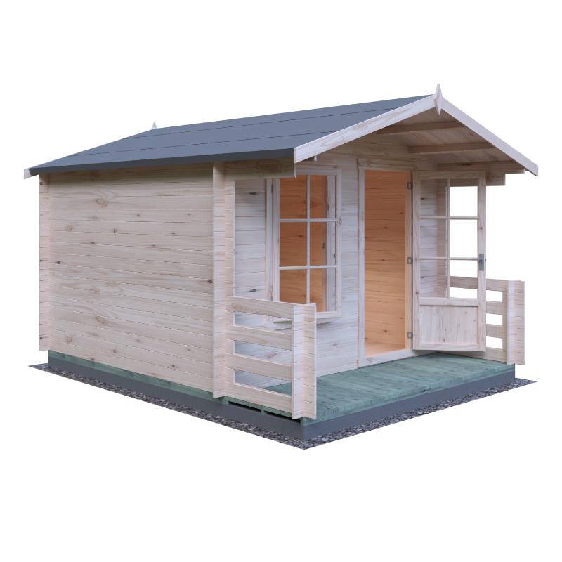 Shire Maulen with Verandah 10x10 19mm Log cabin