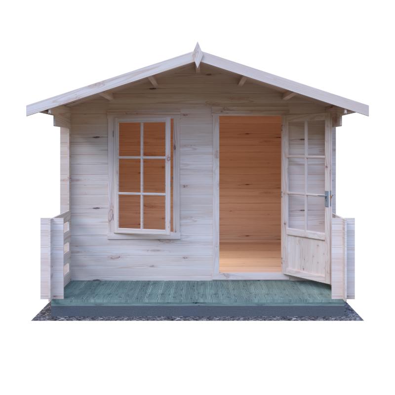 Shire Maulen with Verandah 10x10 19mm Log cabin